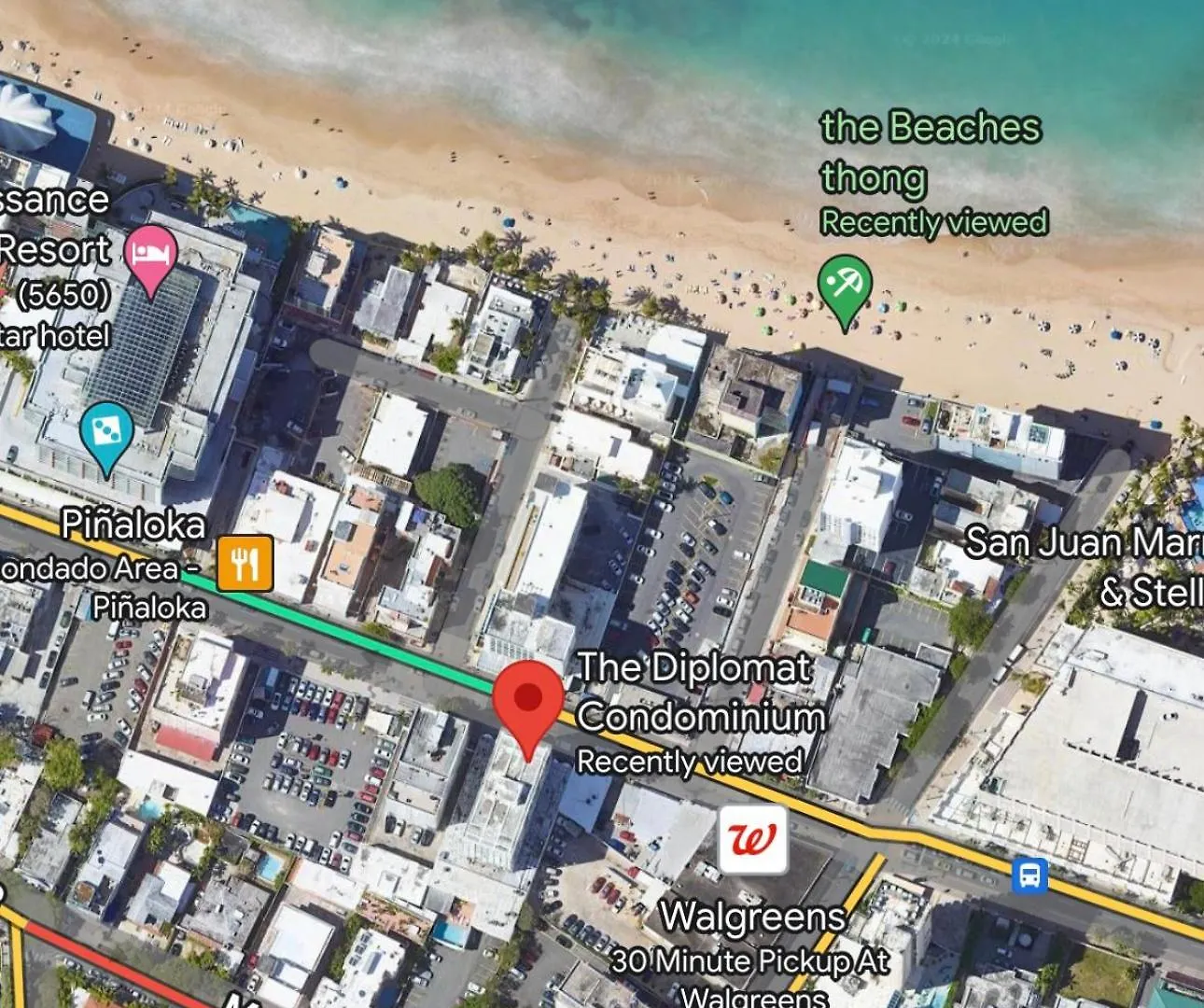 Downtown Condado Tropical Studio 산후안 아파트
